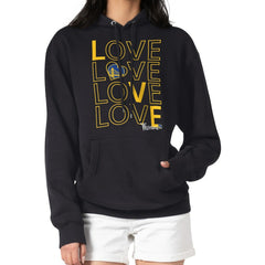 NBA - Golden State Warriors G-III 4Her by Carl Banks Women's Basketball Love Fleece Pullover Hoodie - Black
