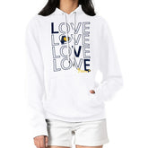 NBA - Indiana Pacers G-III 4Her by Carl Banks Women's Basketball Love Fleece Pullover Hoodie - White
