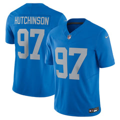 Aidan Hutchinson Detroit Lions Vapor F.U.S.E. Alternate Limited Jersey Blue - Nike