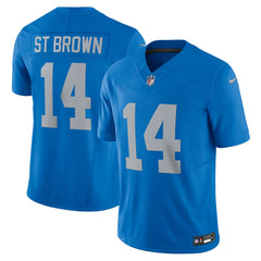 Amon-Ra St. Brown Detroit Lions Vapor F.U.S.E. Alternate Limited Jersey Blue - Nike