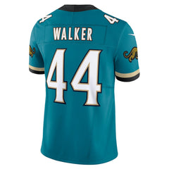 Travon Walker Jacksonville Jaguars Prowler Throwback Vapor F.U.S.E. Limited Jersey Teal - Nike