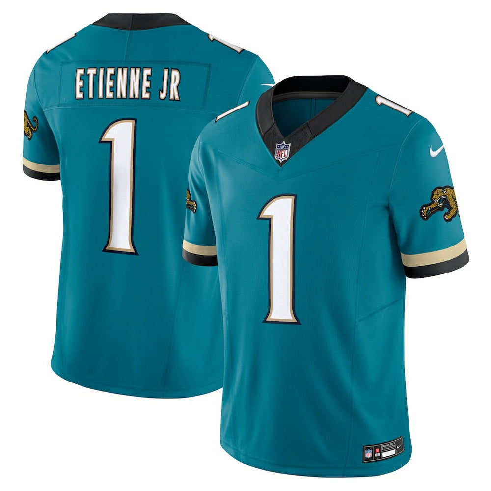 Travis Etienne Jacksonville Jaguars Prowler Throwback Vapor F.U.S.E. Limited Jersey Teal - Nike