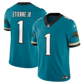 Travis Etienne Jacksonville Jaguars Prowler Throwback Vapor F.U.S.E. Limited Jersey Teal - Nike