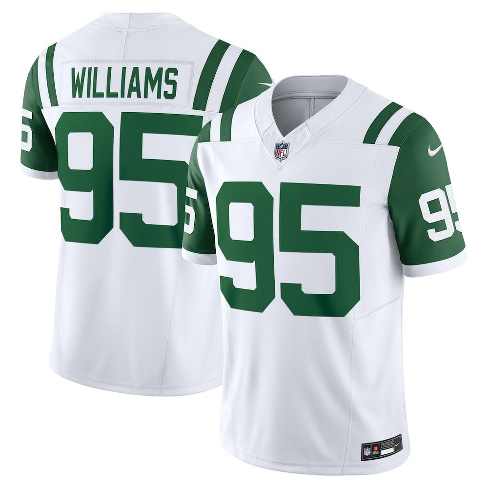 Quinnen Williams New York Jets Classic Alternate Vapor F.U.S.E. Limited Jersey White - Nike