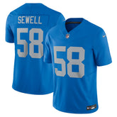 Penei Sewell Detroit Lions Vapor F.U.S.E. Alternate Limited Jersey Blue - Nike