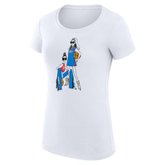 NBA - Oklahoma City Thunder G-III 4Her by Carl Banks Women's Super-Slim Fit Lightweight Basketball Girls T-Shirt - White