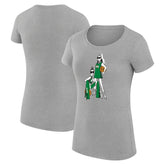 NBA - Boston Celtics G-III 4Her by Carl Banks Women's Super-Slim Fit Lightweight Basketball Girls T-Shirt - Heather Gray