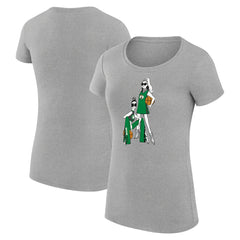NBA - Boston Celtics G-III 4Her by Carl Banks Women's Super-Slim Fit Lightweight Basketball Girls T-Shirt - Heather Gray