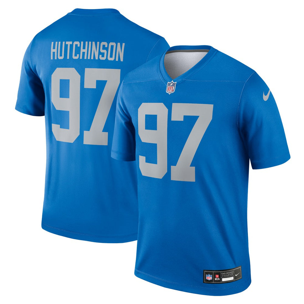 Aidan Hutchinson Detroit Lions Legend Player Performance Top Blue - Nike