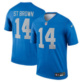 Amon-Ra St. Brown Detroit Lions Legend Player Performance Top Blue - Nike