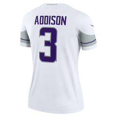 Jordan Addison Minnesota Vikings Women's Alternate Legend Player Performance Top White - Nike