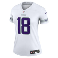 Justin Jefferson Minnesota Vikings Women's Alternate Legend Player Performance Top White - Nike