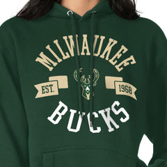NBA - Milwaukee Bucks G-III 4Her by Carl Banks Women's City Pullover Hoodie - Green