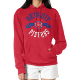 NBA - Detroit Pistons G-III 4Her by Carl Banks Women's City Pullover Hoodie - Red