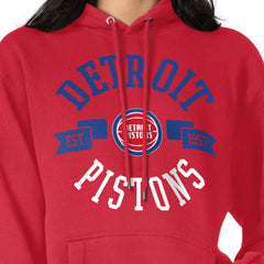 NBA - Detroit Pistons G-III 4Her by Carl Banks Women's City Pullover Hoodie - Red