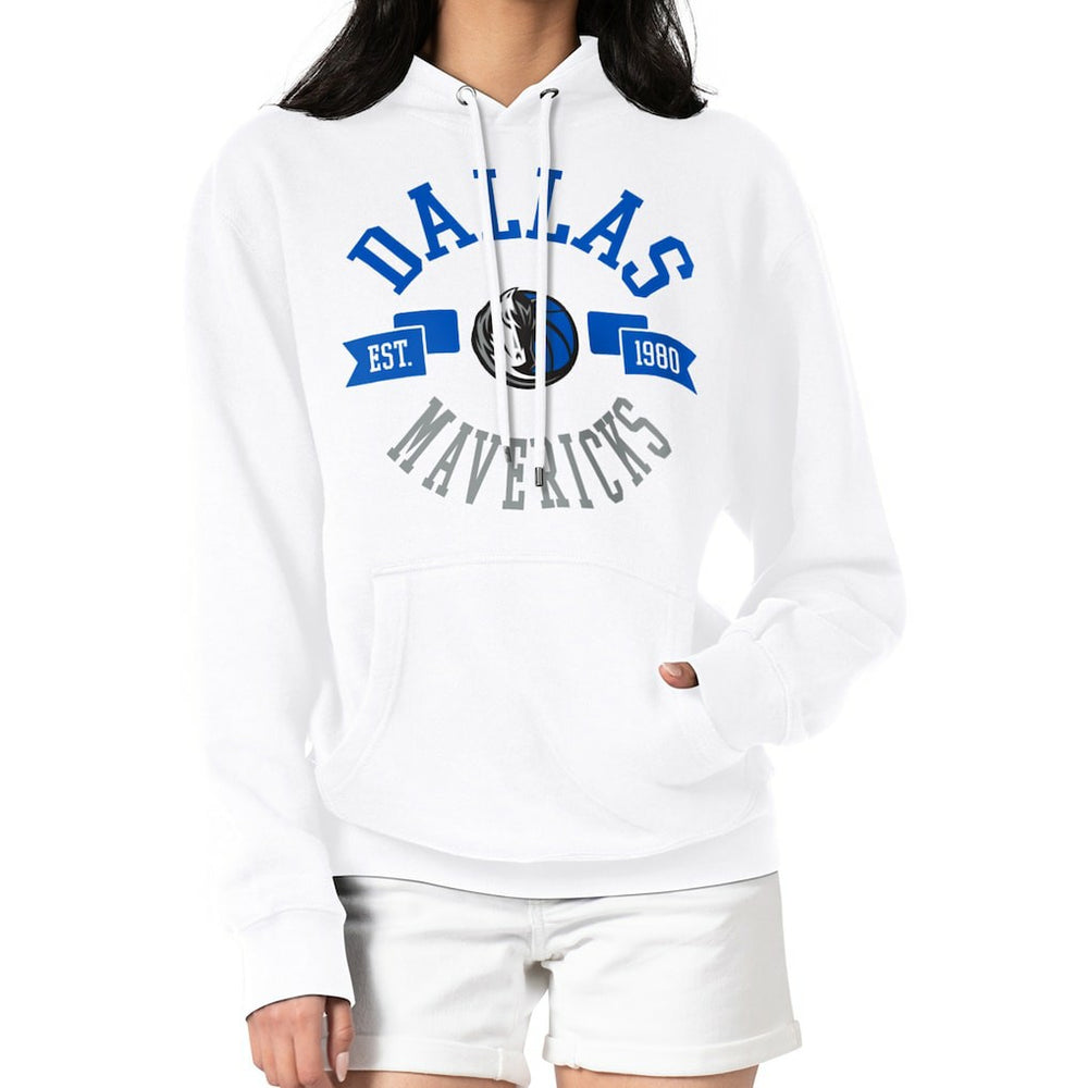 NBA - Dallas Mavericks G-III 4Her by Carl Banks Women's City Pullover Hoodie - White