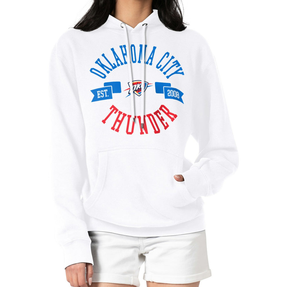 NBA - Oklahoma City Thunder G-III 4Her by Carl Banks Women's City Pullover Hoodie - White