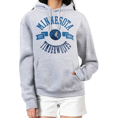 NBA - Minnesota Timberwolves G-III 4Her by Carl Banks Women's City Pullover Hoodie - Heather Gray