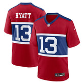 Jalin Hyatt New York Giants Alternate Player Game Jersey Century Red - Nike