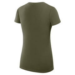 Dallas Stars - G-III 4Her by Carl Banks Women's Super-Slim Fit Lightweight Team Sport V-Neck T-Shirt Olive