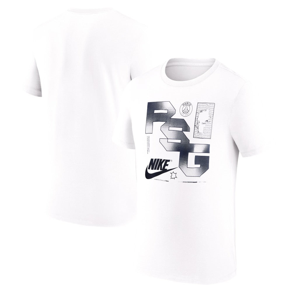 Nike Paris Saint-Germain Futura T-Shirts - White
