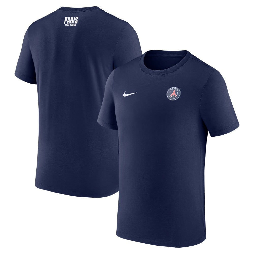 Nike Paris Saint-Germain Club Essential T-Shirts - Navy