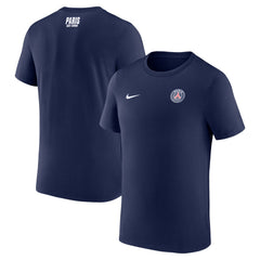 Nike Paris Saint-Germain Club Essential T-Shirts - Navy