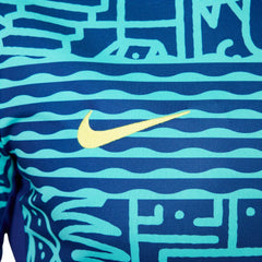 Nike Brazil National Team 2024 Academy Pro Pre-Match Top - Blue