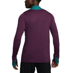 Nike Paris Saint-Germain 2024/25 Strike Drill Performance Quarter-Zip Long Sleeve Top - Burgundy
