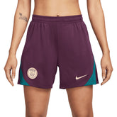 Nike Paris Saint-Germain Women's 2024/25 Strike Performance Shorts - Burgundy