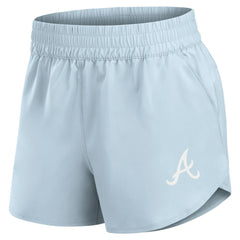 Atlanta Braves Fanatics Women's Studio Woven Vibe Shorts Lifestyle