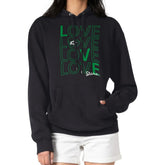 Dallas Stars - G-III 4Her by Carl Banks Women's Hockey Love Fleece Pullover Hoodie Black