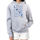 Buffalo Sabres - G-III 4Her by Carl Banks Women's Hockey Love Fleece Pullover Hoodie Gray