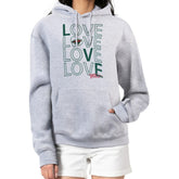 Minnesota Wild - G-III 4Her by Carl Banks Women's Hockey Love Fleece Pullover Hoodie Gray