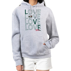 Minnesota Wild - G-III 4Her by Carl Banks Women's Hockey Love Fleece Pullover Hoodie Gray
