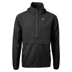New York Giants Cutter & Buck Charter Eco Recycled Anorak Half-Zip Jacket Black - NFL