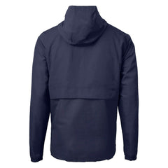 Seattle Seahawks Cutter & Buck Charter Eco Recycled Anorak Half-Zip Jacket Navy - NFL