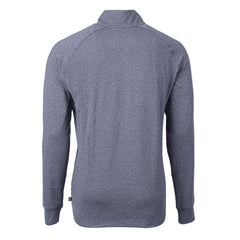 Minnesota Vikings Cutter & Buck Adapt Eco Knit Quarter-Zip Pullover Top Heather Navy - NFL