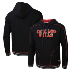 NBA - Chicago Bulls Stadium Essentials Baseline Pullover Hoodie - Black
