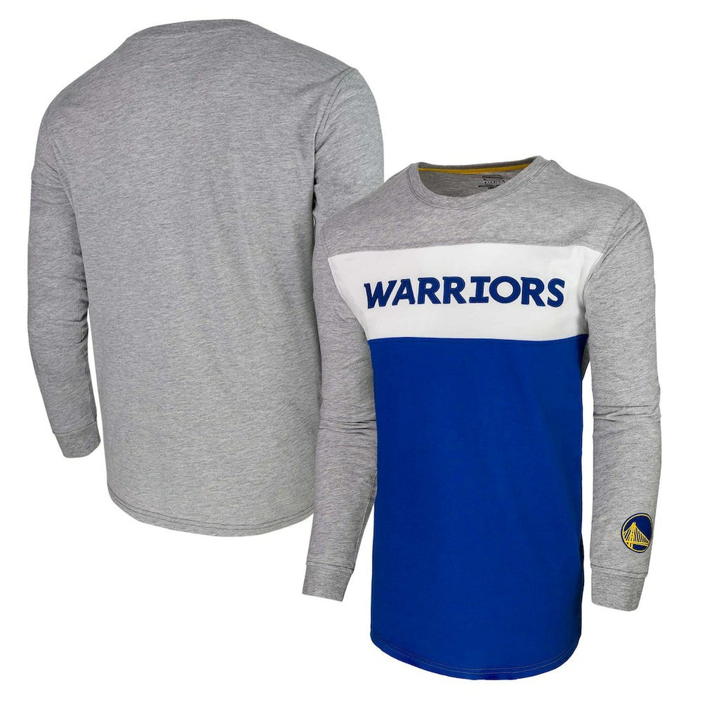 NBA - Golden State Warriors Unisex Loge Long Sleeve T-Shirt - Heather Gray