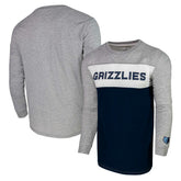 NBA - Memphis Grizzlies Unisex Loge Long Sleeve T-Shirt - Heather Gray