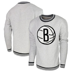 NBA - Brooklyn Nets Stadium Essentials Club Level Pullover Sweatshirt - Heather Gray