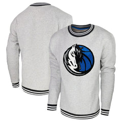 NBA - Dallas Mavericks Stadium Essentials Club Level Pullover Sweatshirt - Heather Gray