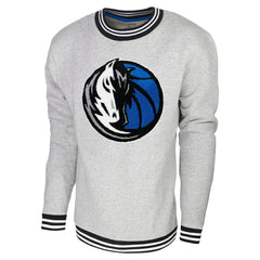 NBA - Dallas Mavericks Stadium Essentials Club Level Pullover Sweatshirt - Heather Gray
