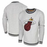 NBA - Miami Heat Stadium Essentials Club Level Pullover Sweatshirt - Heather Gray