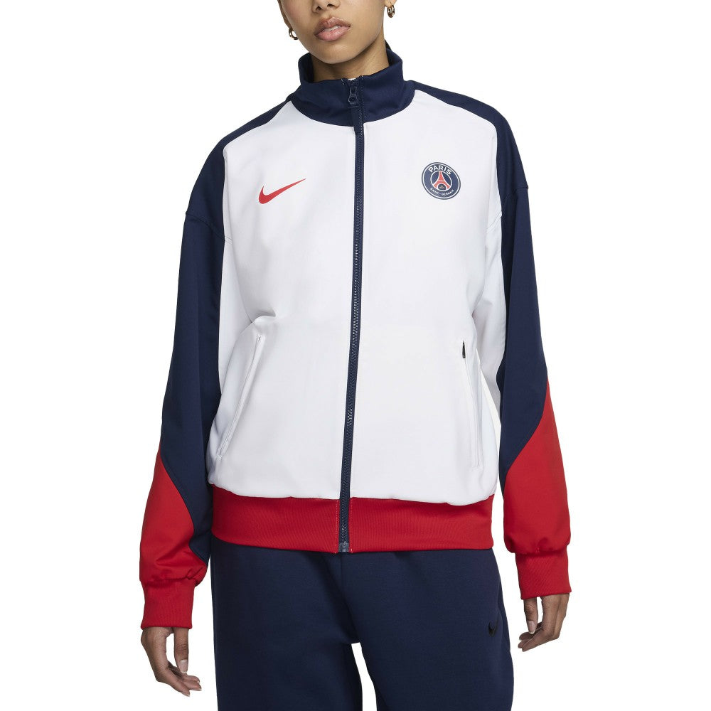 Nike Paris Saint-Germain Women's 2024/25 Strike Anthem Full-Zip Jacket - White