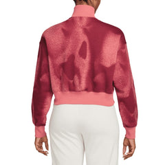 Nike USMNT Women's Phoenix Fleece Cropped Quarter-Zip Jacket - Pink