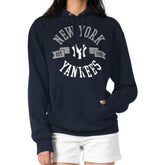 New York Yankees G-III 4Her by Carl Banks Women's City Graphic Pullover Hoodie On Sale