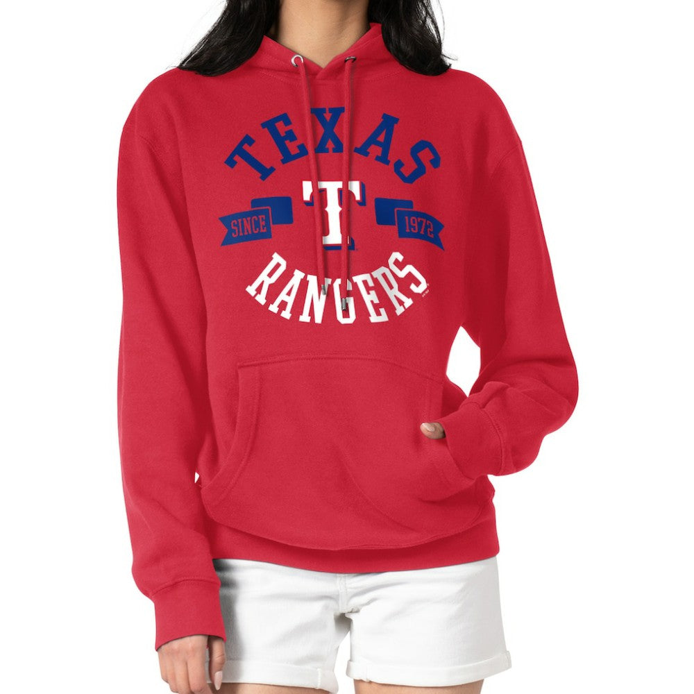 Texas Rangers G-III 4Her by Carl Banks Women's City Graphic Pullover Hoodie Sale