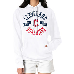 Cleveland Guardians G-III 4Her by Carl Banks Women's City Graphic Pullover Hoodie Clearance